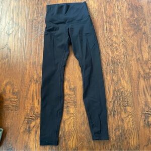 Lululemon wunder under high rise black leggings 6